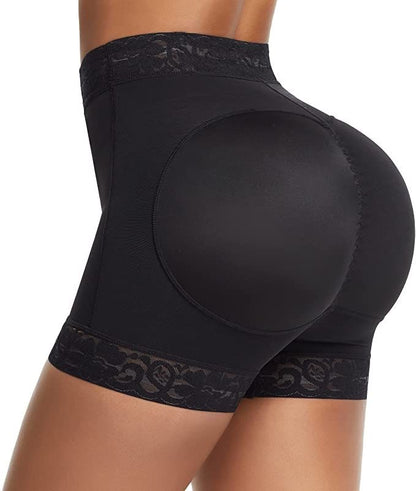 High-Waist Butt Lifter Padded Shapewear Shorts – Seamless Tummy Control & Hip Enhancer