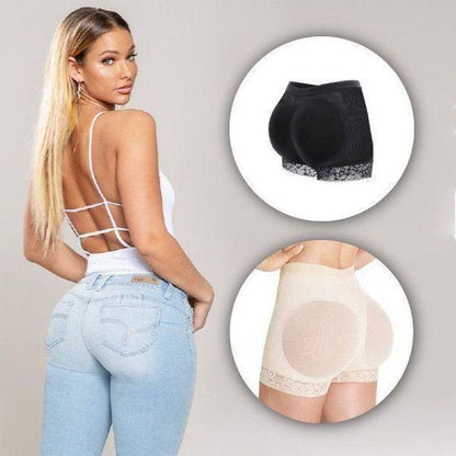 High-Waist Butt Lifter Padded Shapewear Shorts – Seamless Tummy Control & Hip Enhancer
